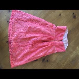 Strapless fossil dress